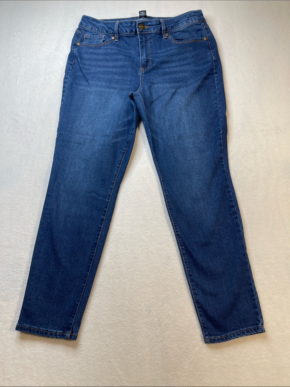 Jones New York Dark Blue Denim Jeans WOMENS SIZE 14W